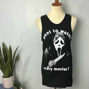 ❄️ Hot Topic Scream Watch Movies Tank Top size smalll